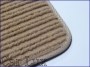 Alfombrillas para Mercedes clase E W212 Doble Ripp beige